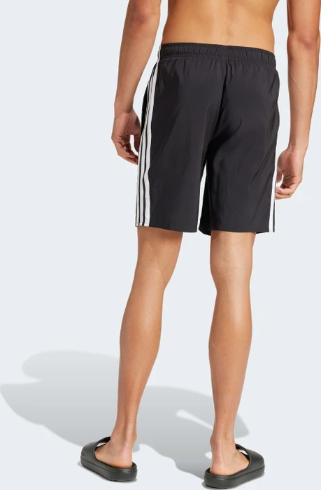 adidas 3-Streifen 8-Inch Badeshorts schwarz/weiß (Herren)