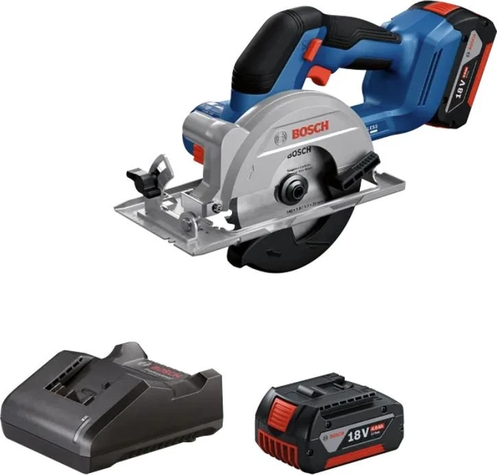 Bosch Professional GKS 18V-51 Akku-Handkreissäge inkl. L-Boxx + 2 Akkus 4.0Ah