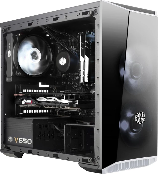 Cooler Master MasterBox Lite 3.1, schwarz, Acrylfenster