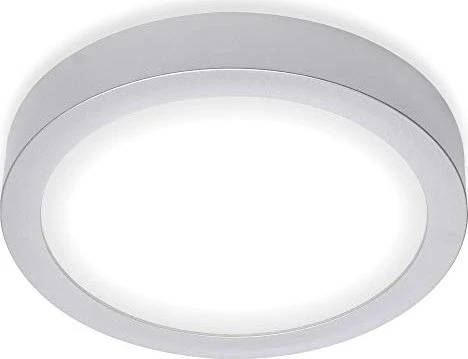 Briloner Fire LED-Deckenleuchte rund 22.5cm 16.5W chrom matt