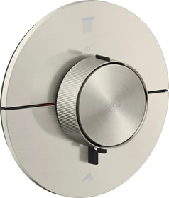Hansgrohe Axor ShowerSelect ID rund Thermostat für 2 Verbraucher edelstahl optic
