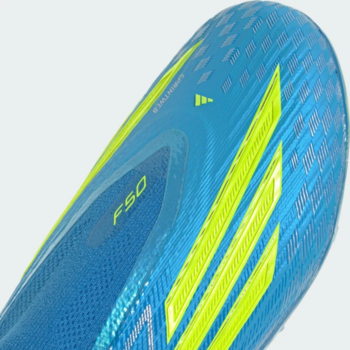 adidas F50 Elite Laceless FG lucid ray blue/team solar yellow 2/lucid aquamarine (Junior)