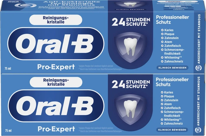 Oral-B Pro-Expert Professioneller Schutz Zahncreme, 150ml (2x 75ml)