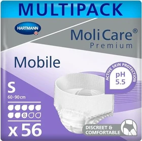 Hartmann MoliCare Premium Mobile 8 Tropfen Schutzhose Größe S, 56 Stück