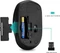 Riitek RM100+ Wireless Mouse schwarz, USB Vorschaubild