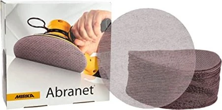 Mirka Abranet Grip Gewebeschleifblatt K320, 200mm, 50 Stück