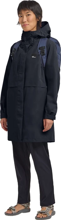 Jack Wolfskin Terraview 2L Funktionsmantel dark navy (Damen)
