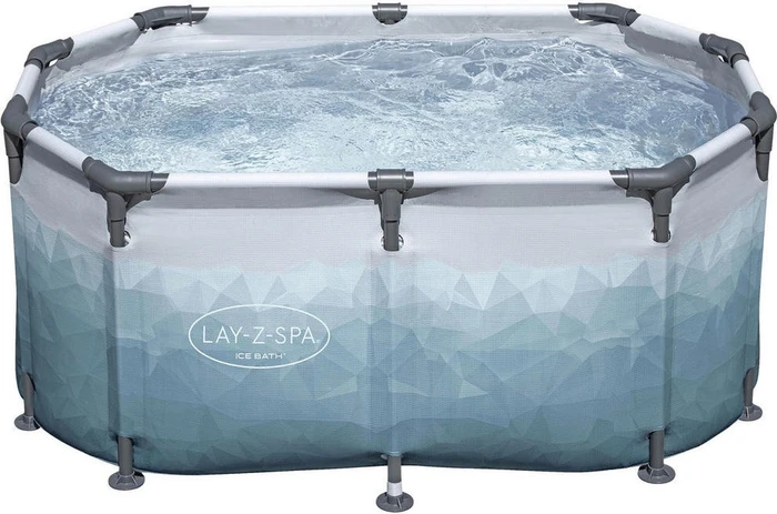 Bestway Lay-Z Spa Glacial Dip Eisbad Frame Pool rund 150x90x65cm