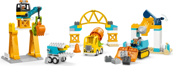 LEGO DUPLO - Baustelle mit Baufahrzeugen 3-in-1-Set