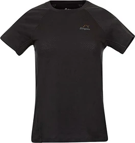 Bergans Y LightLine Merino Tee Funktionsshirt kurzarm dark shadow grey/pearl grey (Damen)