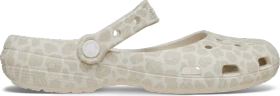Crocs Classic Animal Ballet almond tint/leopard (Damen)
