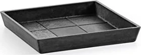 Ecopots Rotterdam Blumentopfuntersetzer quadratisch 18x18cm dark grey