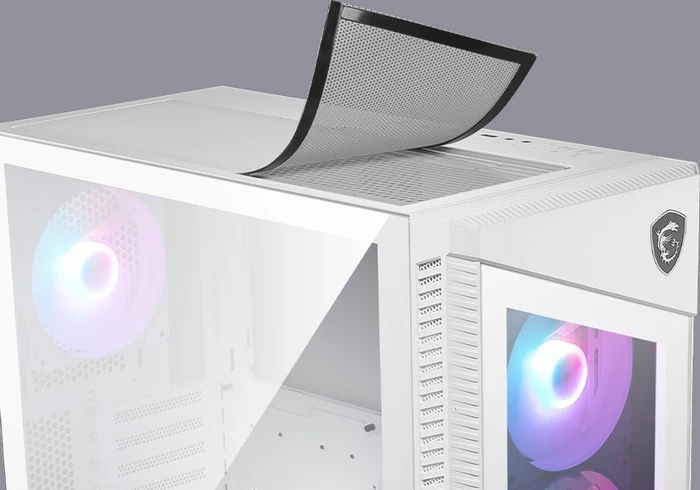 MSI MPG Velox 100R White, weiß, Glasfenster