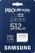 Samsung PRO Ultimate R200/W130 512GB Kit, UHS-I U3, A2, Class 10 Vorschaubild