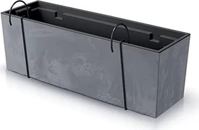 Prosperplast Kasten Urbi Case Beton Effect W 58x18cm marengo