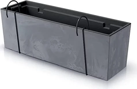 Prosperplast Kasten Urbi Case Beton Effect W 58x18cm marengo