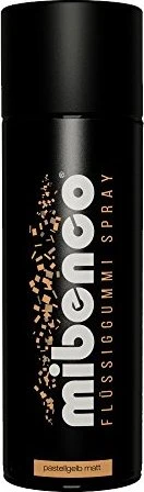 mibenco Flüssiggummi Spray pastellgelb matt 400ml