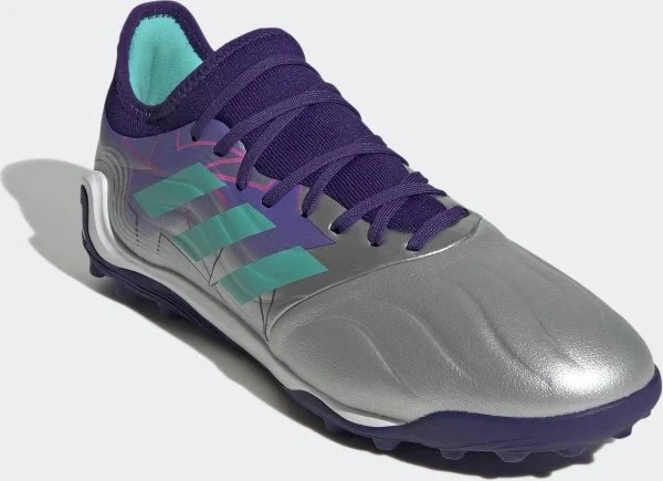 adidas Copa Sense.3 TF silver metallic/mint rush/team colleg purple (Herren)