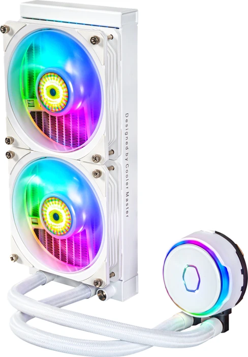 Cooler Master MasterLiquid PL240 Flux White Edition, weiß