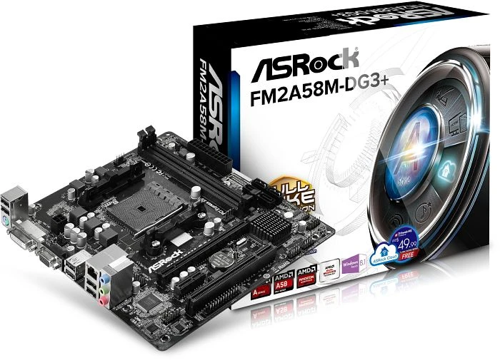 ASRock FM2A58M-DG3+ (AMD FM2+)