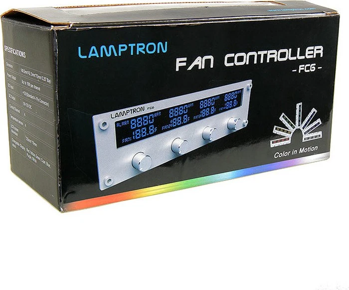 Lamptron FC6 schwarz, 5.25" Lüftersteuerung 4-Kanal
