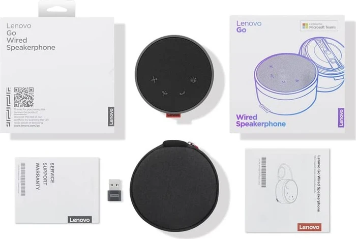 Lenovo Go Wired Speakerphone grau