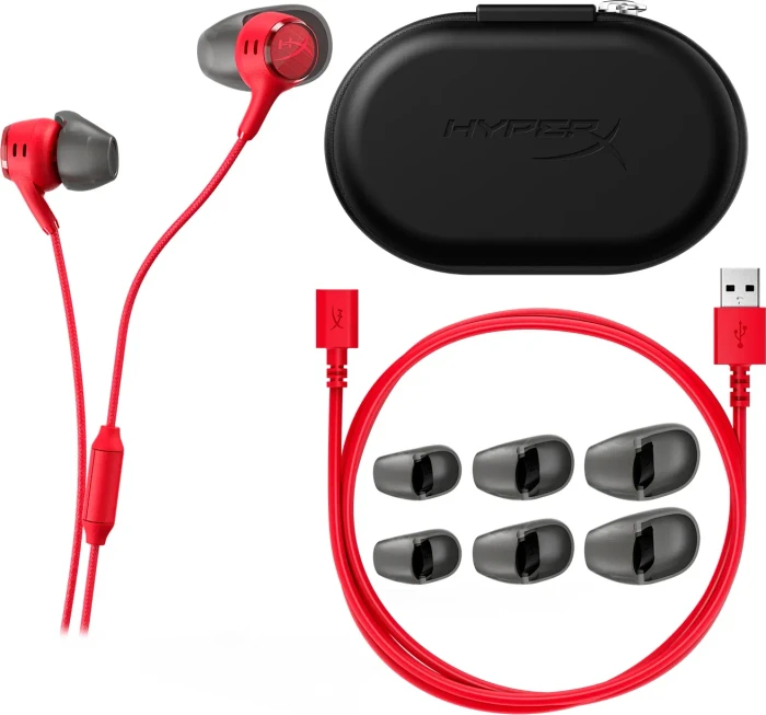 HP HyperX Cloud Earbuds III S rot