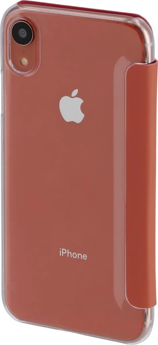 Hama Booklet Clear für Apple iPhone XR koralle