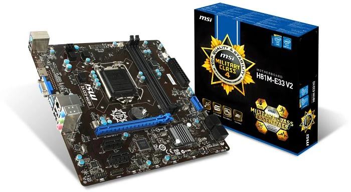MSI H81M-E33 V2 (Intel 1150)