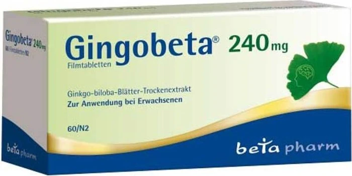 betapharm Gingobeta 240mg Filmtabletten, 60 Stück