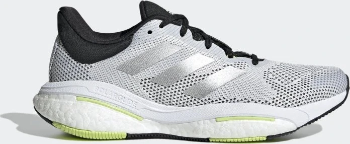 adidas Solar Glide 5 cloud white/silver metallic/pulse lime (Damen)