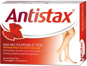 Sanofi-Aventis Antistax 360mg Filmtabletten, 30 Stück