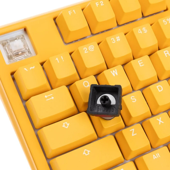Ducky x Hot Keys Project Ducky League Keycap Dark Edition - Rocket, Kunstharz (Resin), rot/grau/schwarz, 1 Taste