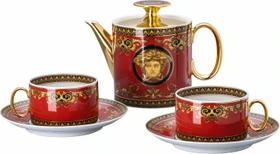 Rosenthal Versace Ikarus Medusa Tea-for-2 Teekannen-Set, 5-tlg.