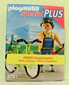 playmobil Special Plus Handwerker mit Fahrrad