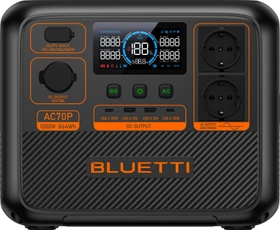 Bluetti AC70P Solargenerator, 864Wh