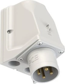 PCE CEE-Wandgerätestecker 32A 4p 1h IP44
