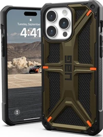 UAG Monarch Pro Kevlar Case für Apple iPhone 15 Pro Max Kevlar Elemental Green