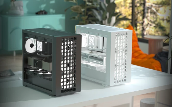 AeroCool D302A White, inkl. 4x Lüfter, Glasfenster