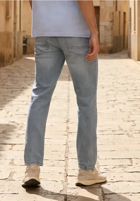Street One Racer Jeans light grey random wash (Herren)