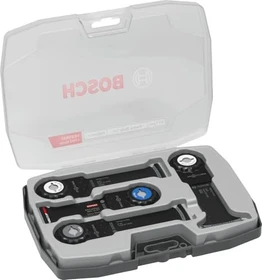 Bosch Professional Best of Heavy Duty Zubehörset für Multifunktionswerkzeug inkl. Werkzeugbox, 4-tlg.