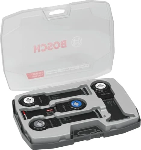Bosch Professional Best of Heavy Duty Zubehörset für Multifunktionswerkzeug inkl. Werkzeugbox, 4-tlg.