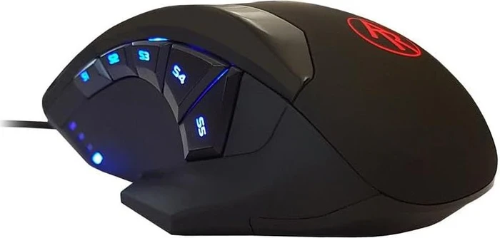 LC-Power All Royals AR-M1 Gaming Maus, schwarz, USB