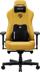 Anda Seat Kaiser 3E XL Gamingstuhl, Stoff bright gelb