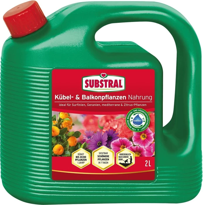 Evergreen Garden Care Substral Kübel- & Balkonpflanzen Nahrung, 2l