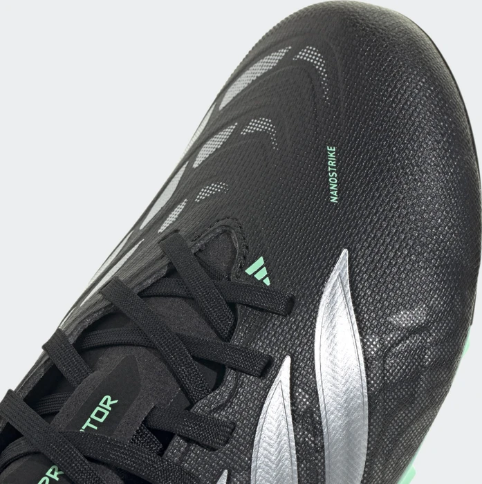 adidas Predator League FG core black/silver metallic/pulse mint (Junior)