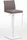 CLP Panama Barhocker grau/weiß (101821108)