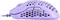 HK Gaming Mira-S Gaming Mouse Lavender violett, USB Vorschaubild