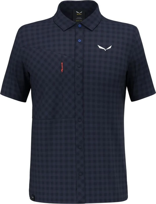 Salewa Puez Dry'Ton Hemd kurzarm navy blazer (Herren)