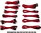 Corsair PSU Cable Kit Type 4 - Pro Package - Gen3, rot Vorschaubild